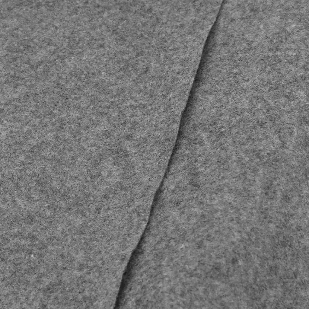 Polyester Geotextile Pool Ground Cloth Light Grey Ø366 cm Protective Liner Mat 3 Pieces