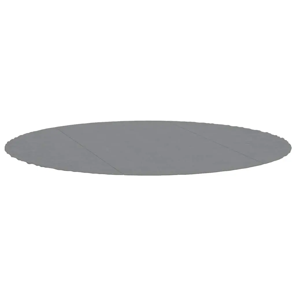 Pool Ground Cloth Light Grey Ø366cm Protective Geotextile Fabric Liner 3 Pieces