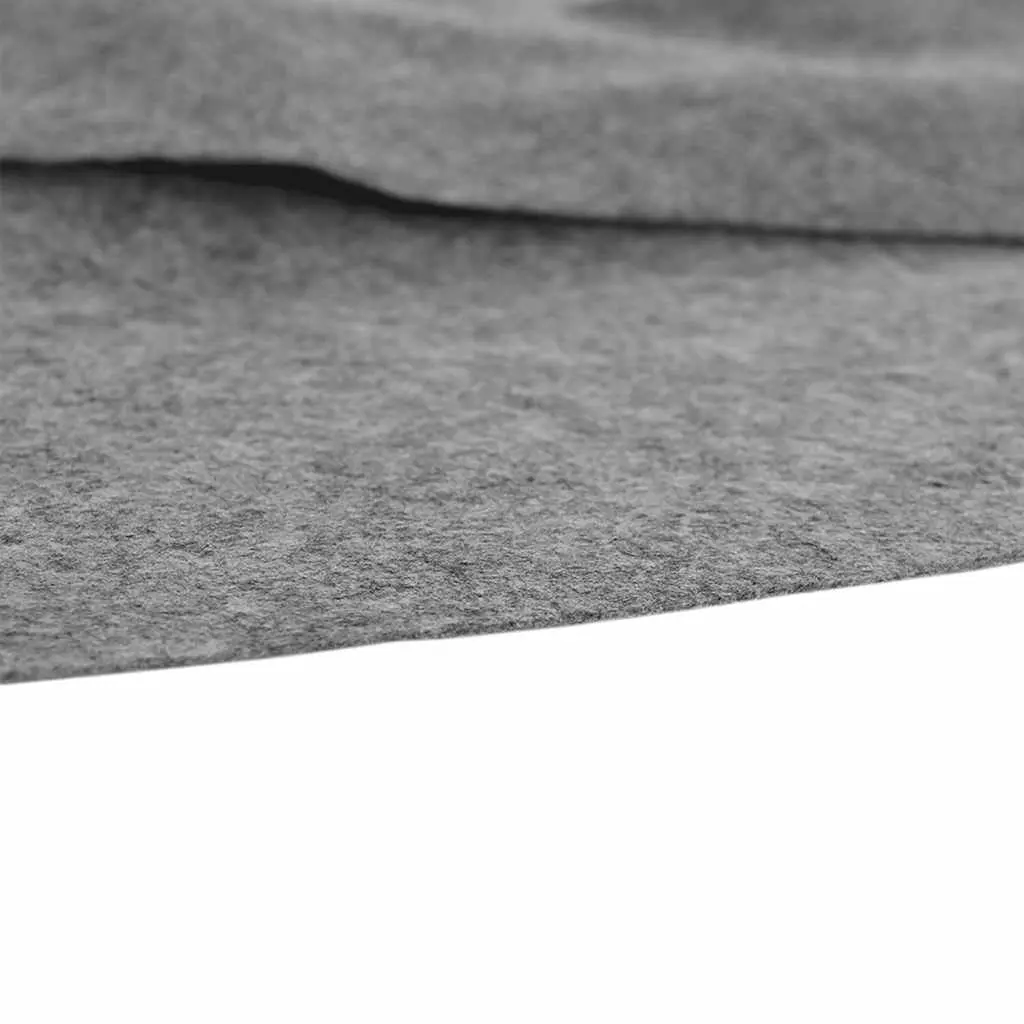 Protective Liner Round Pool Ground Cloth Light Grey Ø458 cm Polyester Geotextile Durable Cushioning Material