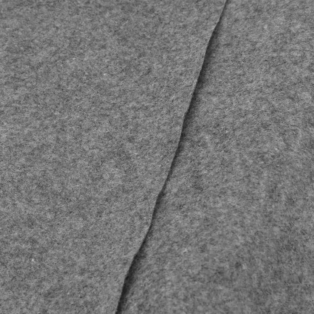 Geotextile Underlay Pool Ground Cloth Light Grey Round 550cm Durable 5 Pieces