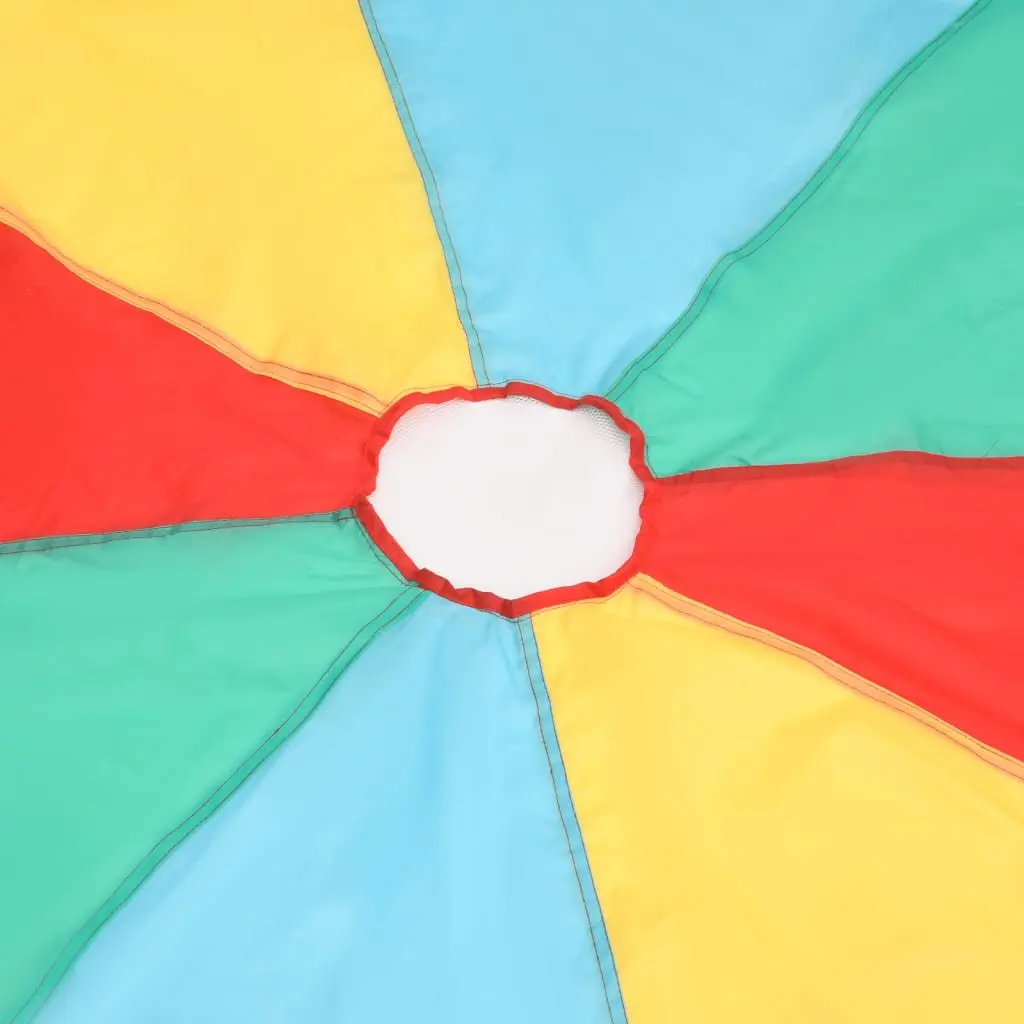 Play Parachute Rainbow Colours 3.5m Diameter 8 Handles for Group Activity