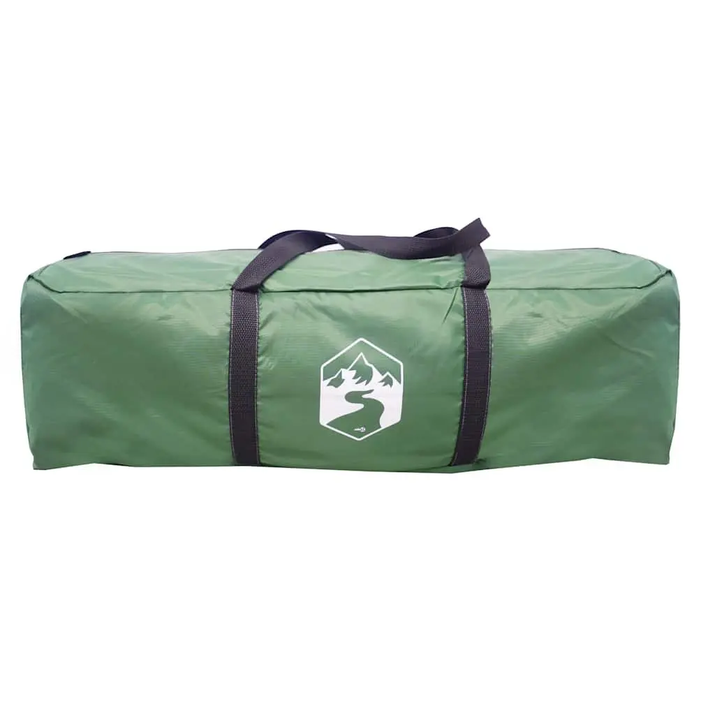 Family Dome Tent Green 12-Person Waterproof Camping Shelter Detachable Rainfly
