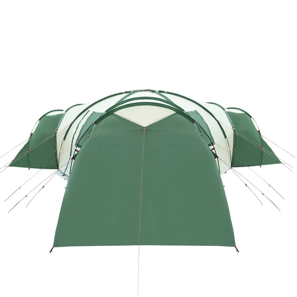 Family Dome Tent Green 12-Person Waterproof Camping Shelter Detachable Rainfly