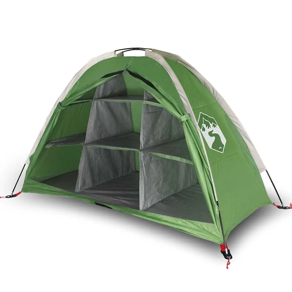 Storage Tent Green 9 Compartments Waterproof Lightweight Camping Organizer