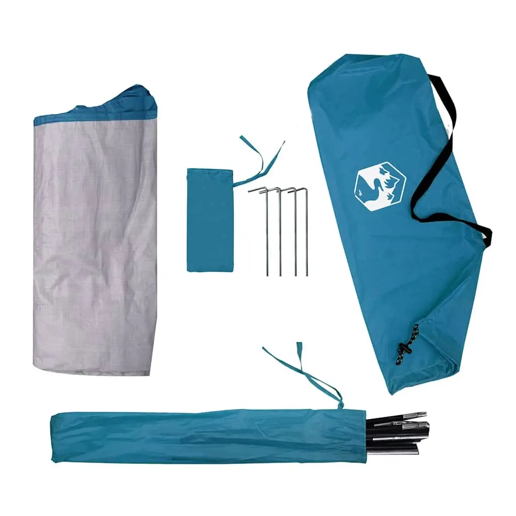 Storage Tent Blue 9 Compartments Waterproof Portable Camping Organiser