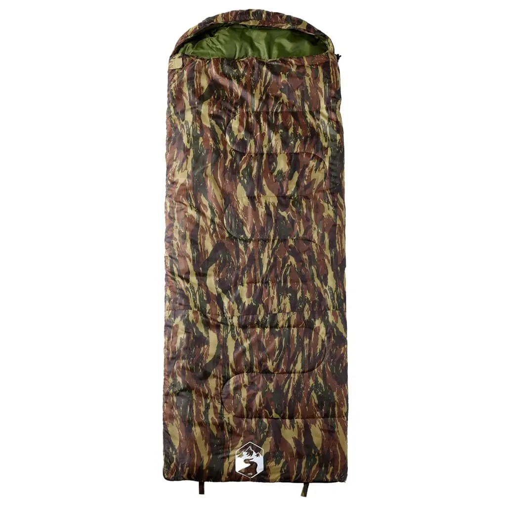 Sleeping Bag Green Adult 3-4 Seasons Water-Resistant Portable Lightweight Compact