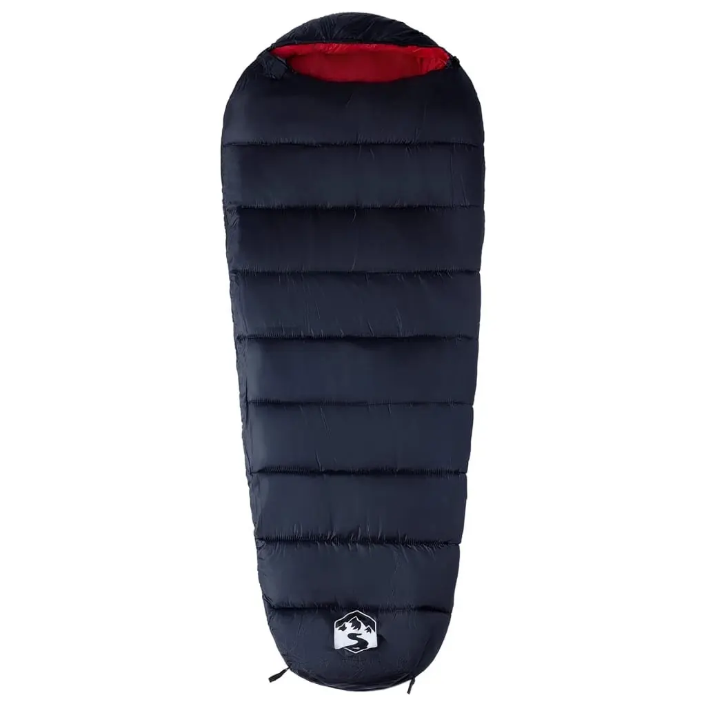 Mummy Sleeping Bag Red Water Resistant Lightweight Compact for Adults 3 Season