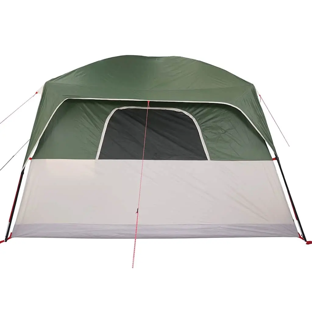 8-Person Family Tent Green Waterproof Outdoor Camping Hiking Adventure