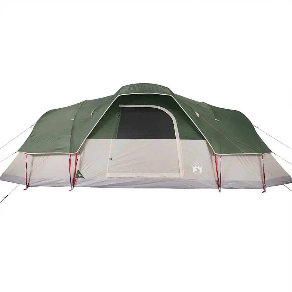 Family Dome Tent Green 11-Person Waterproof Outdoor Shelter Fibreglass