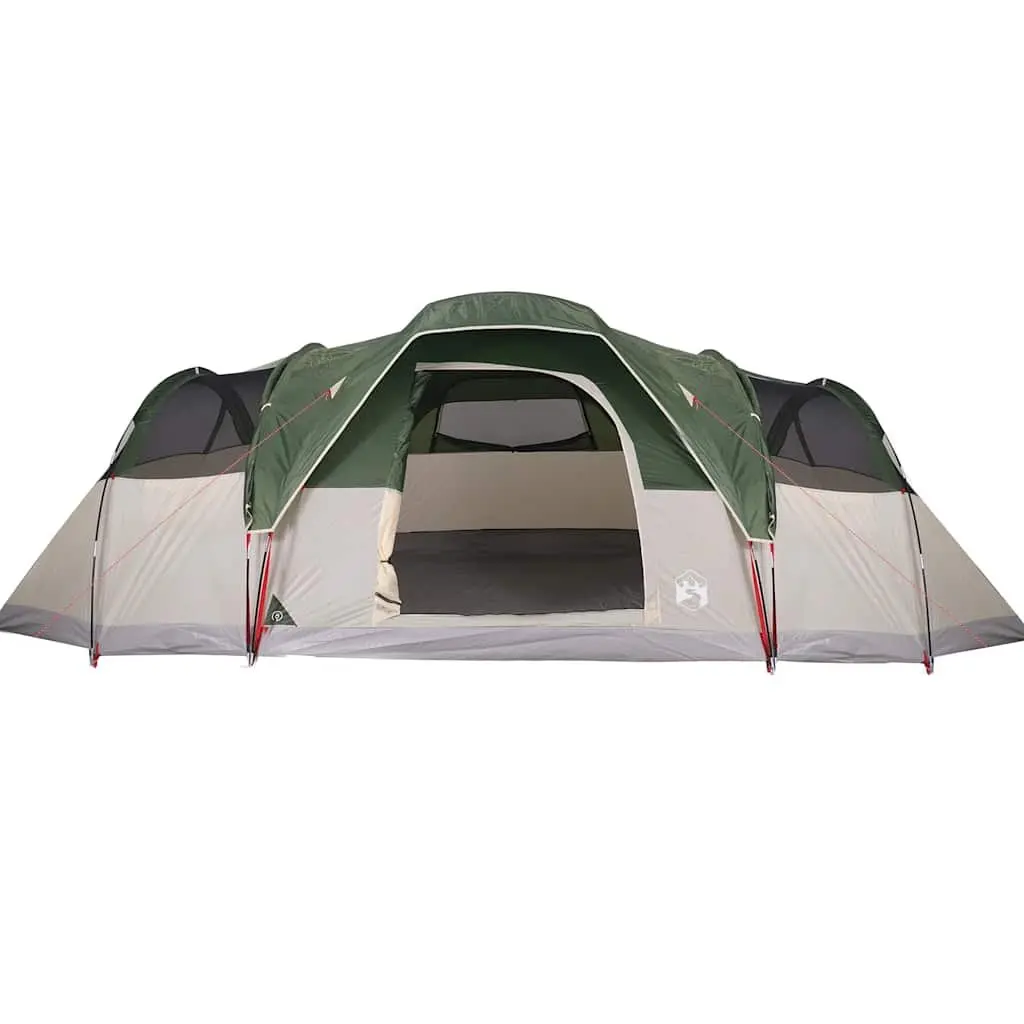 Family Dome Tent Green 11-Person Waterproof Outdoor Shelter Fibreglass