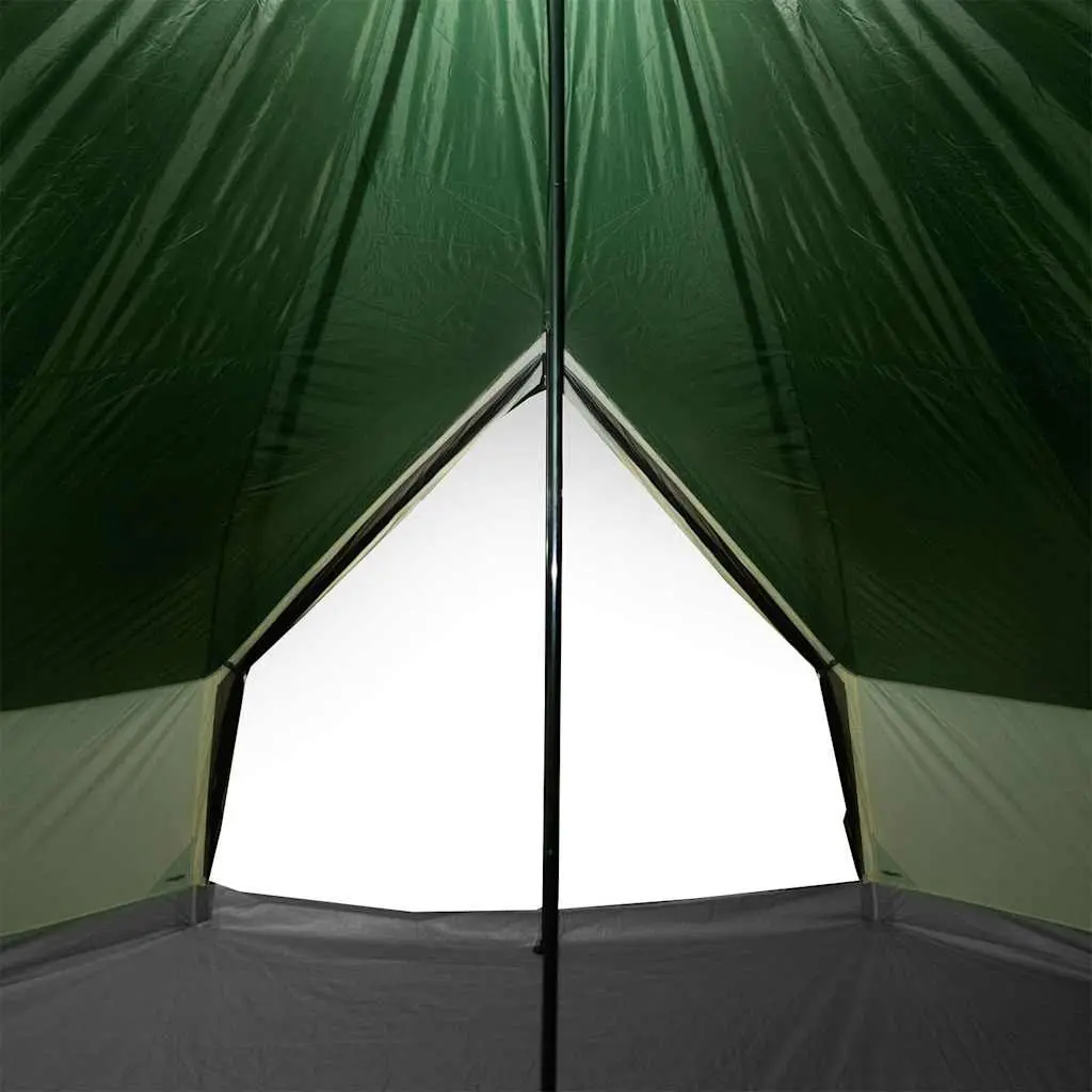 Camping Tent Green 6 Person Waterproof Portable Tipi Outdoor Shelter