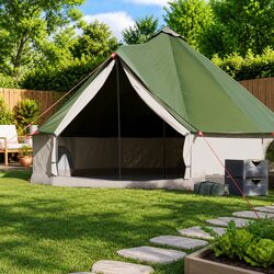 8-Person Camping Tipi Tent