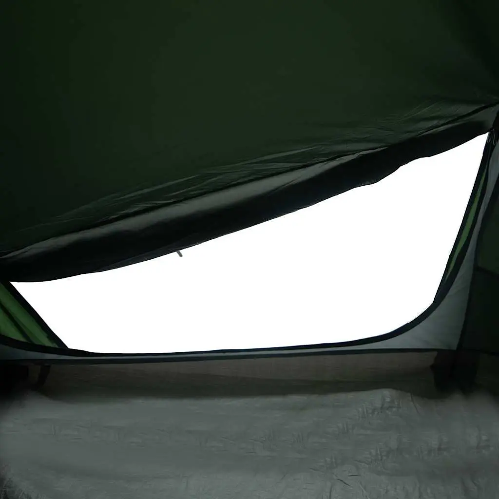 Camping Tent Green 1-Person Tunnel Waterproof Outdoor Hiking Adventure Shelter