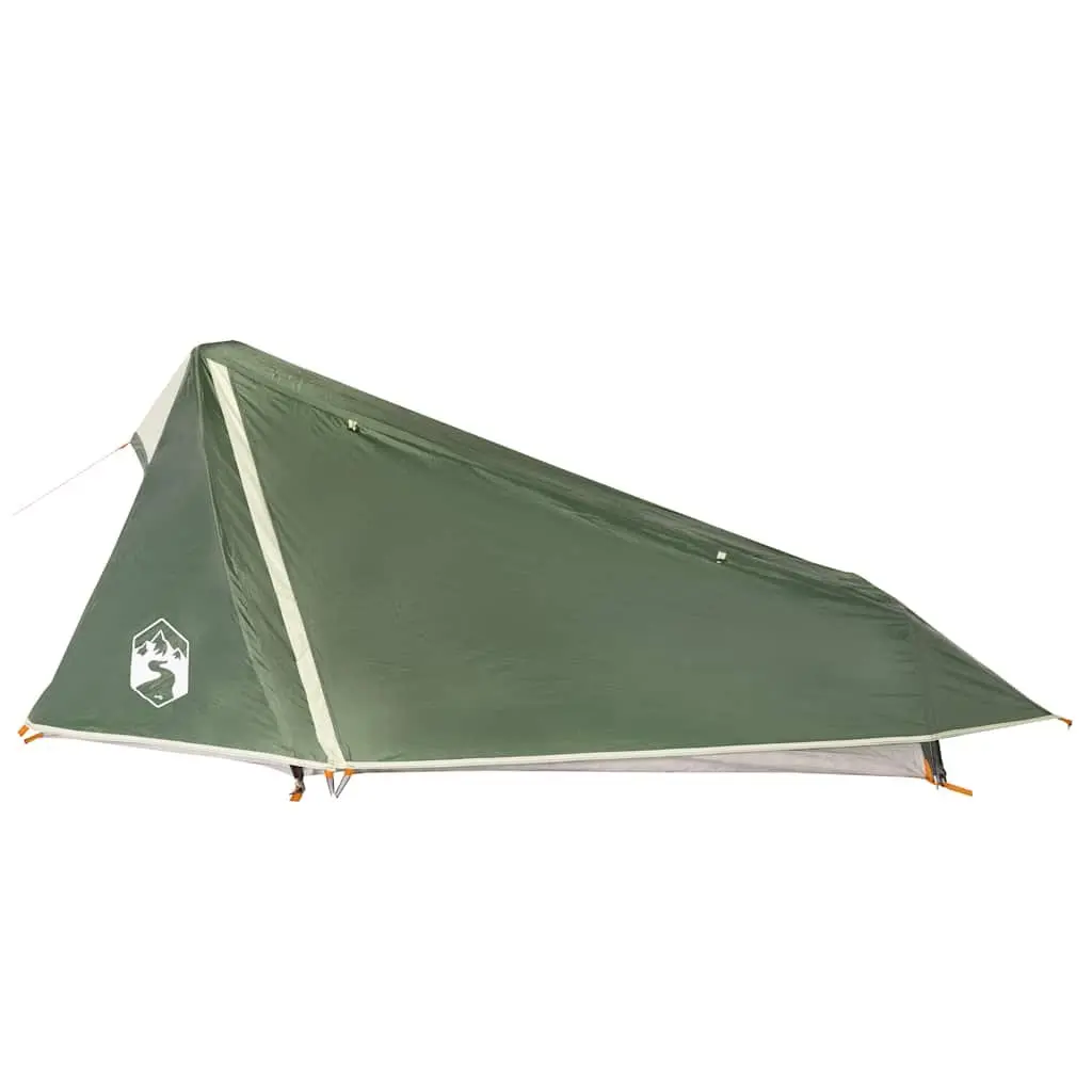 Camping Tent Green 1-Person Tunnel Waterproof Outdoor Hiking Adventure Shelter