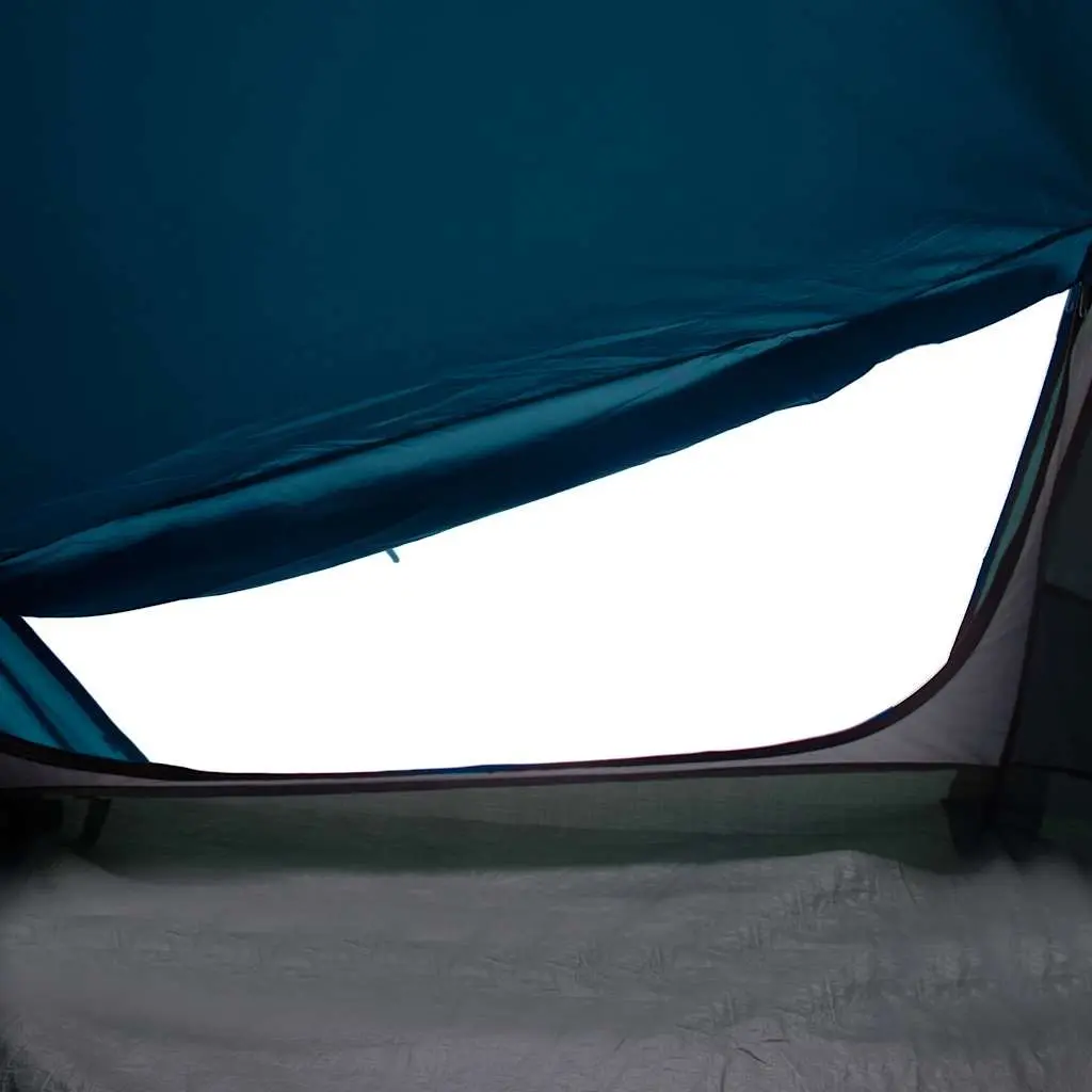 Camping Tent Blue 1-Person Tunnel Waterproof Outdoor Hiking Adventure Shelter