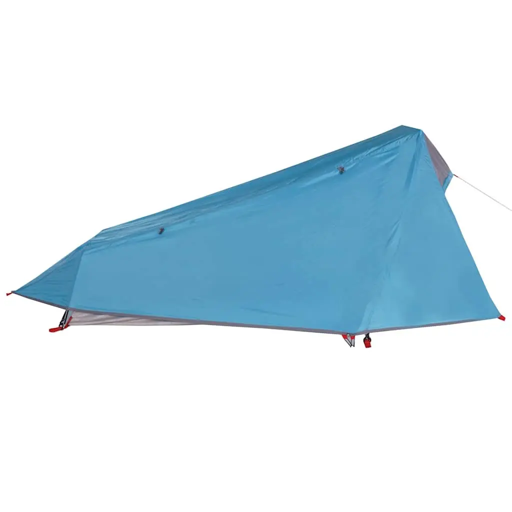 Camping Tent Blue 1-Person Tunnel Waterproof Outdoor Hiking Adventure Shelter
