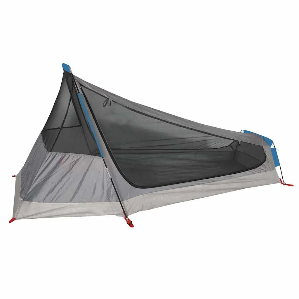 Camping Tent Blue 1-Person Tunnel Waterproof Outdoor Hiking Adventure Shelter