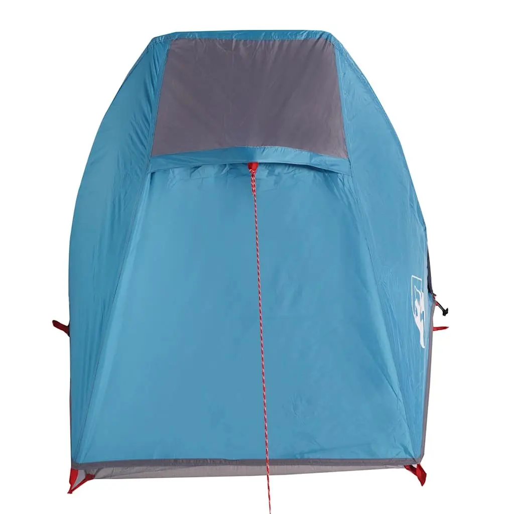 Camping Tent Blue 1-Person Tunnel Waterproof Outdoor Hiking Adventure Shelter