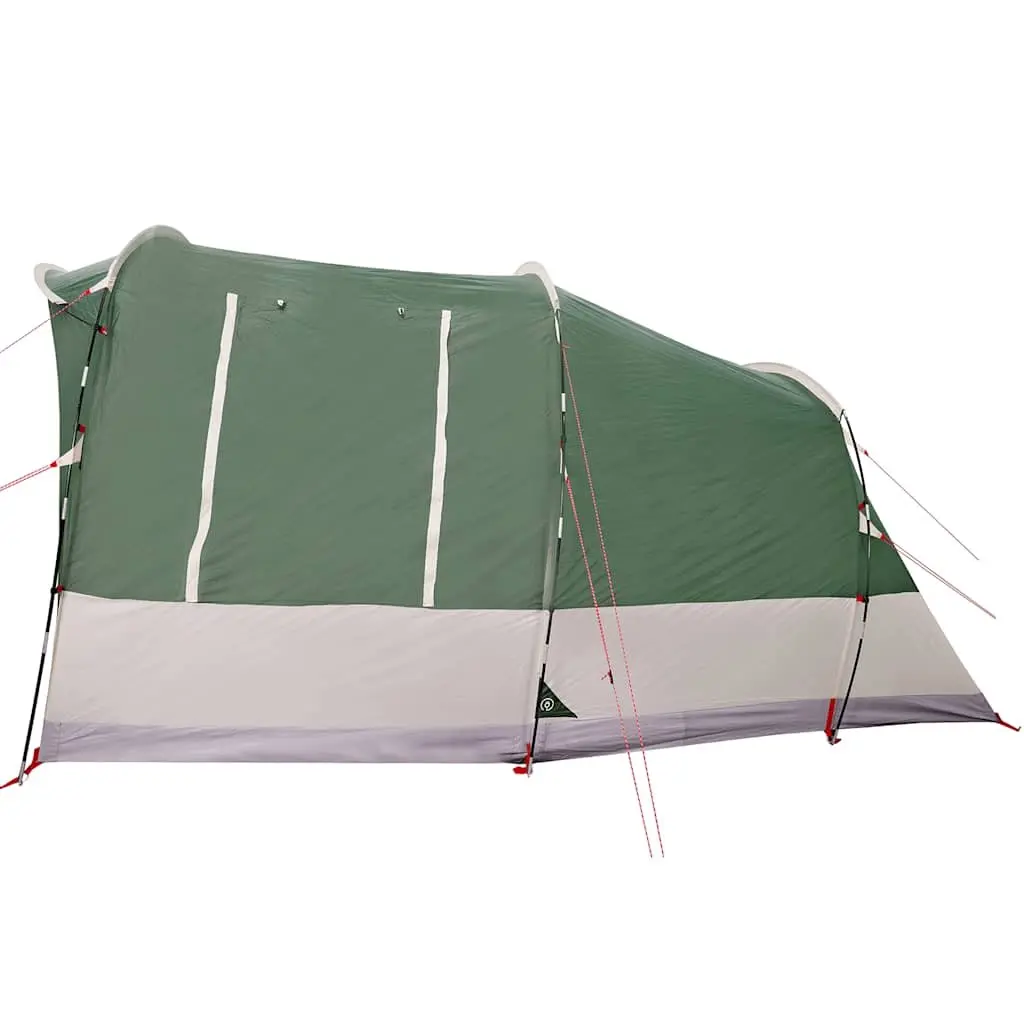 Camping Tent Green 3-Person Waterproof Fibreglass Poles Easy Setup