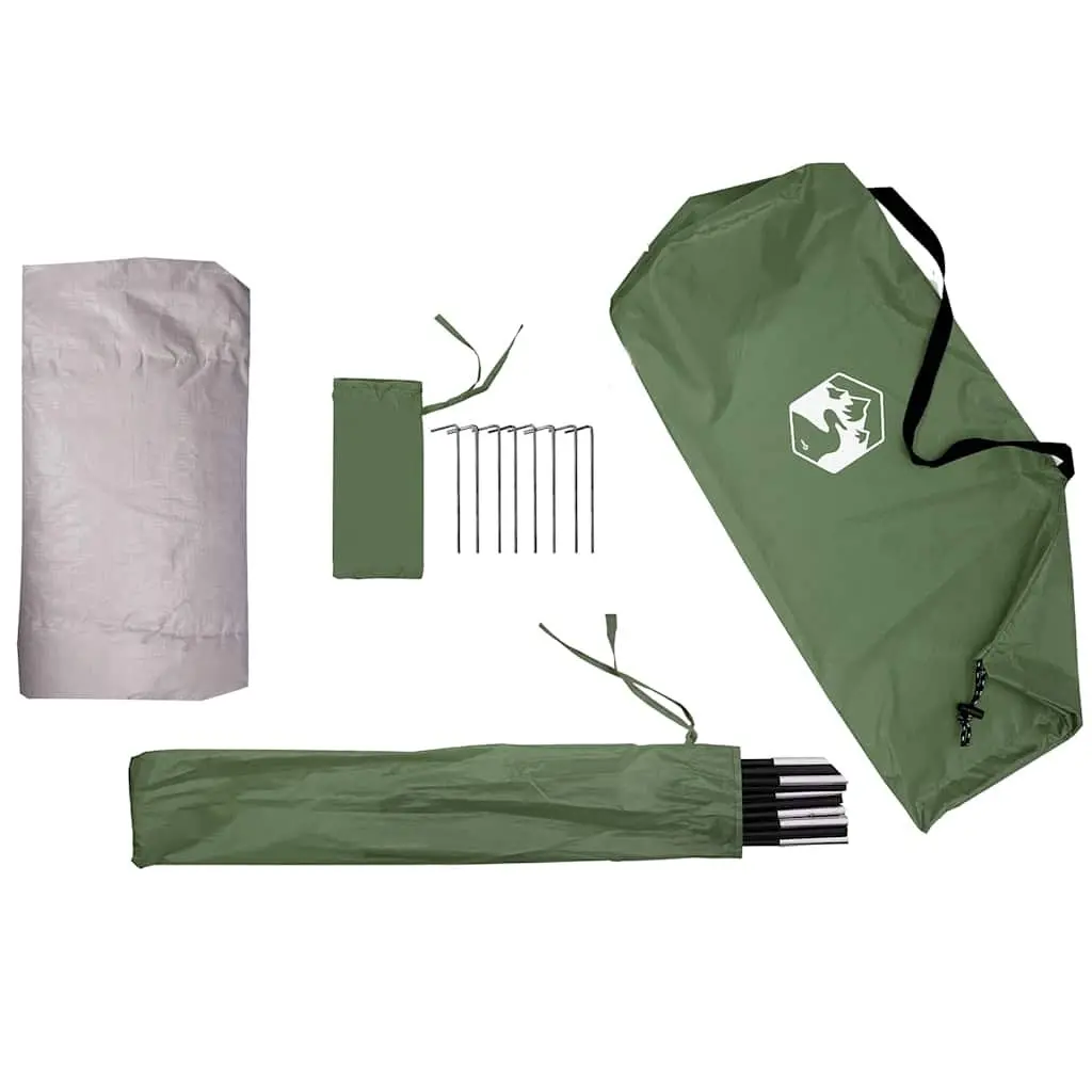 Storage Tent Green Waterproof Fibreglass Poles Easy Setup