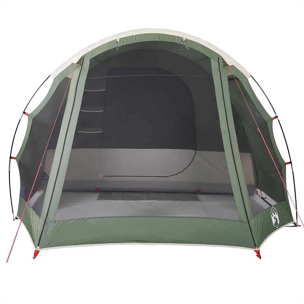 Family Tunnel Tent Green 8-Person Waterproof Easy Setup