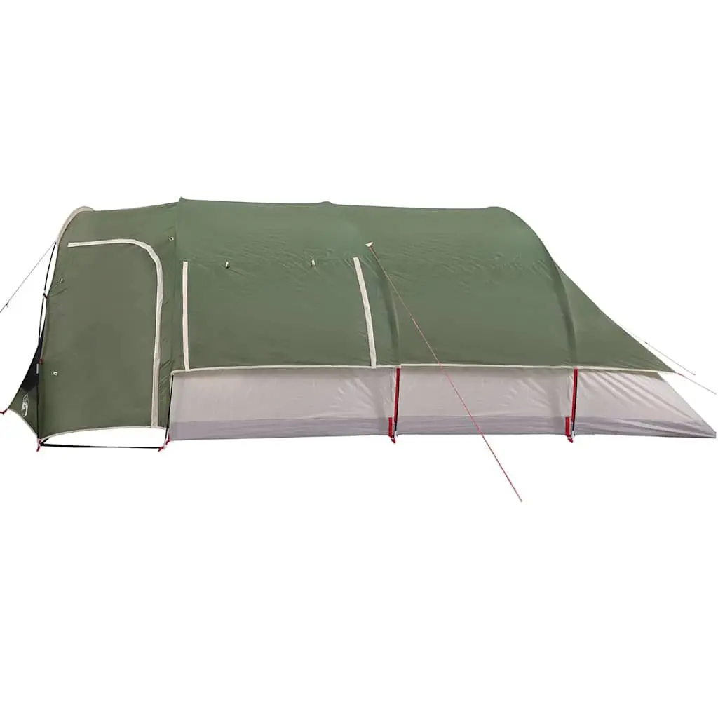 Family Tunnel Tent Green 8-Person Waterproof Easy Setup