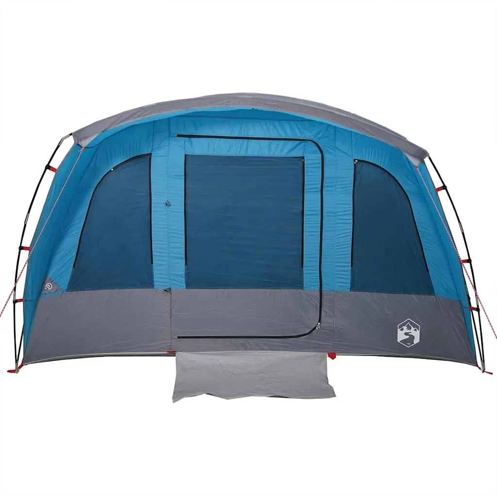 Tunnel Tent Blue 8-Person Waterproof Weather Protection Camping Outdoor