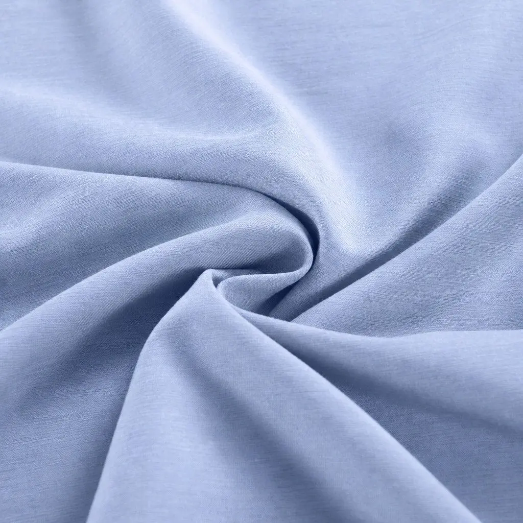Bamboo Cooling Quilt Cover Set Light Blue King 2000TC Breathable Bedding