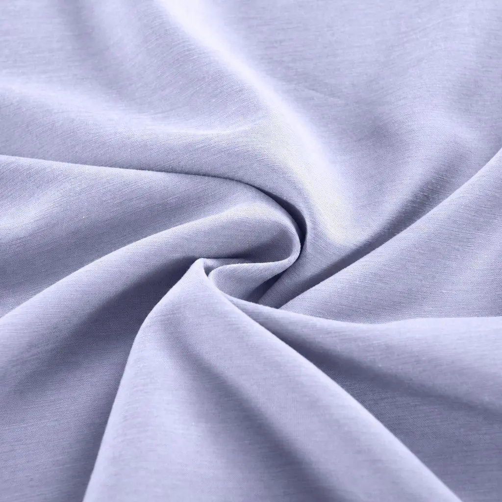 Bamboo Cooling Quilt Cover Set Lilac Grey King 2000TC Silky Soft Breathable Thermo-Regulating