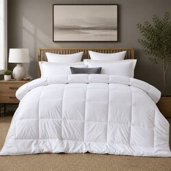 Single Quilt 260GSM Silk Touch Lightweight Breathable Anti-bacterial