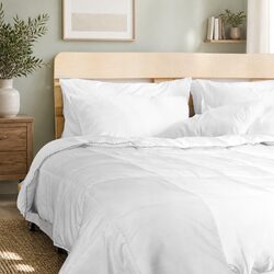 Bamboo Blend Quilt Double 250GSM Moisture-Wicking Breathable Doona Comforter