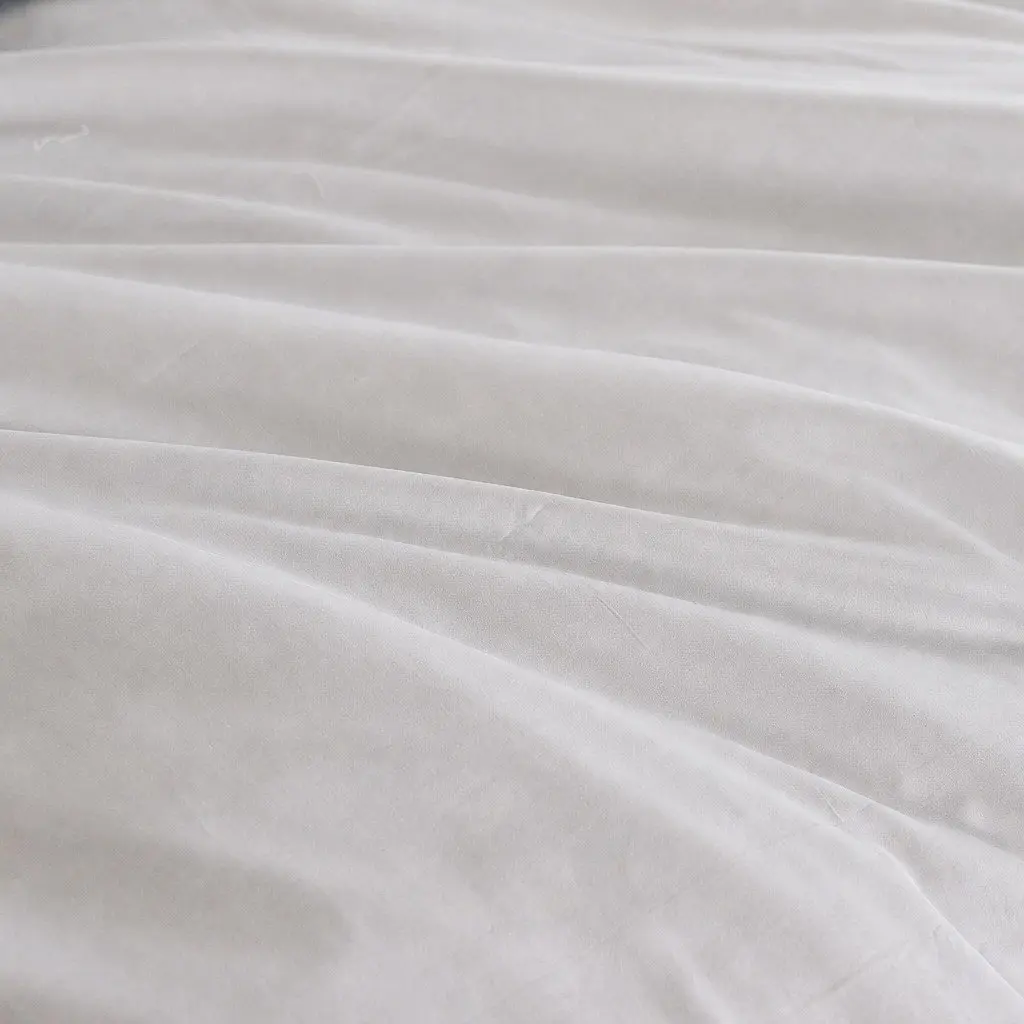 Quilt Cover Set Cool Grey King 1000TC Bamboo Cotton Blend Hypoallergenic Moisture-Wicking