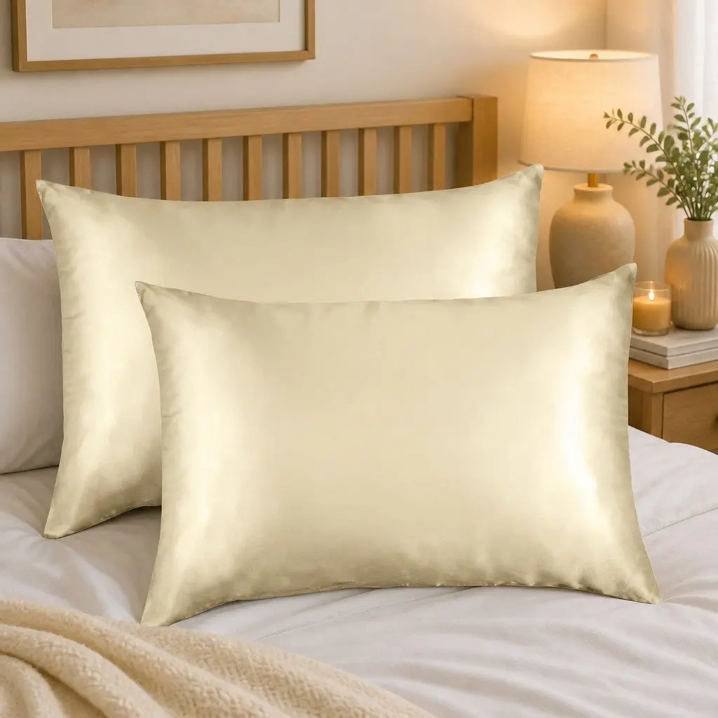 Mulberry Silk Pillowcase Sage 51x76cm Hypoallergenic Breathable