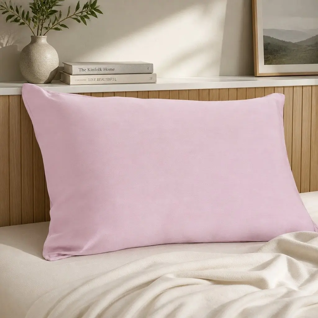 Silk Pillowcase Lilac Single Pack Pure Mulberry Silk Hypoallergenic Breathable Temperature Regulating