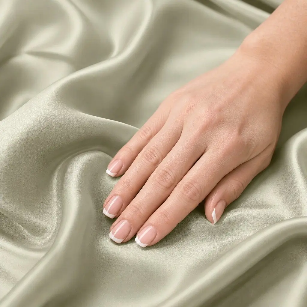 Silk Pillowcase Sage Single Dual-Sided Mulberry Soft Luxury Bedding Sleep Comfort