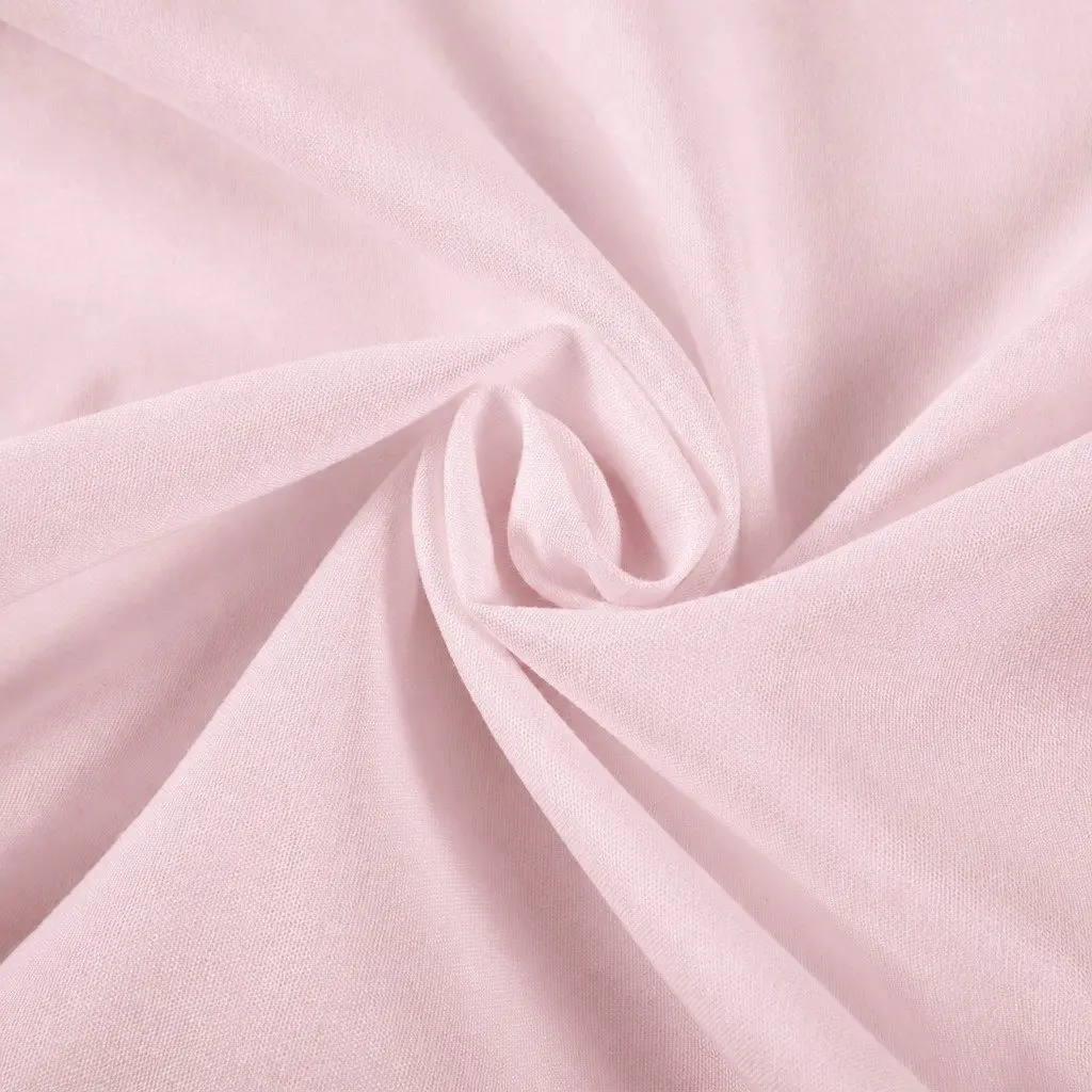 Sheet Set Soft Pink 1200TC Ultrasoft 4 Piece Satin Microfibre Deep Pocket