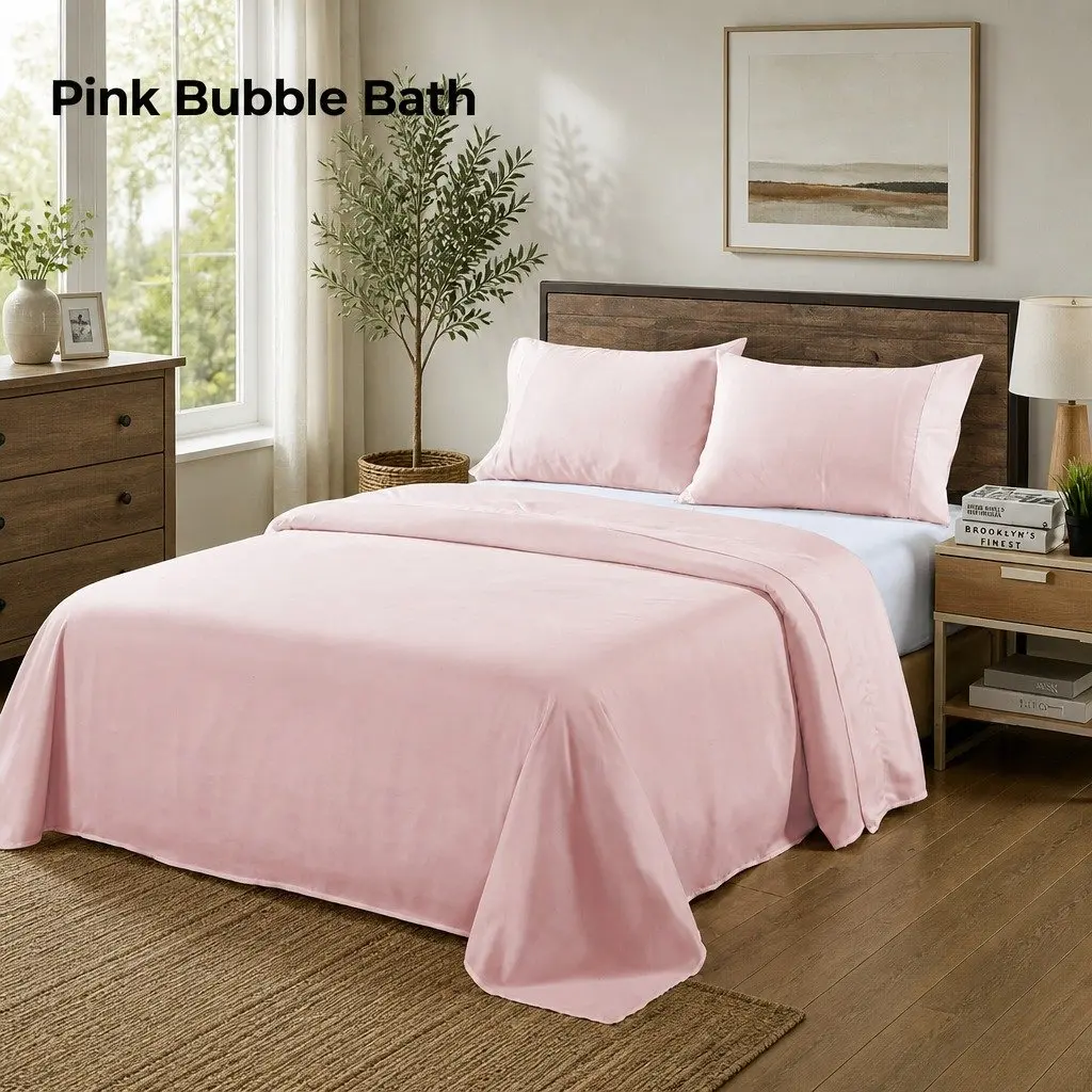 Bamboo Blend Sheet Set King 1000TC Soft Breathable Hypoallergenic All-Season