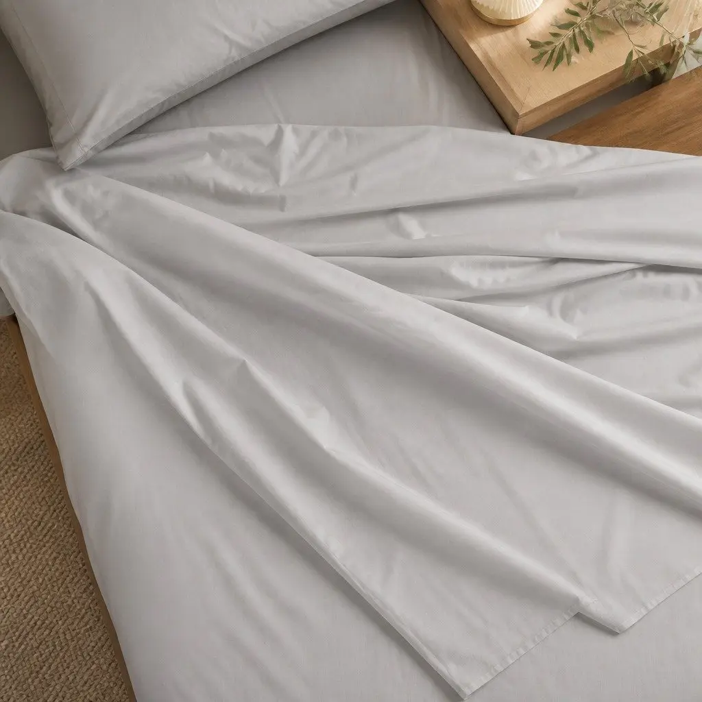 King Bamboo Blend Sheet Set 1000TC Soft Bedding Flat Fitted Pillowcases Light