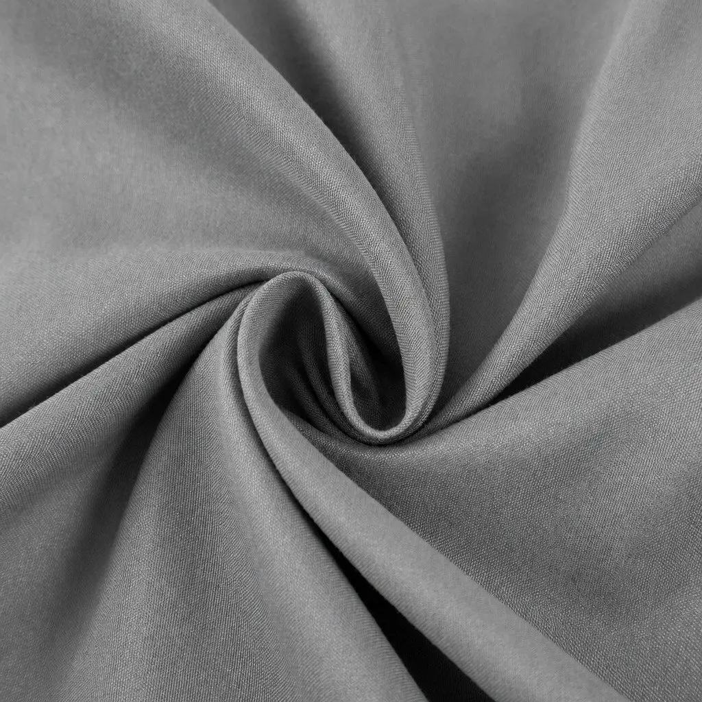 Bamboo Cooling Sheet Set 2000TC Single Bed Sheets Soft Microfibre Blend Mid Grey