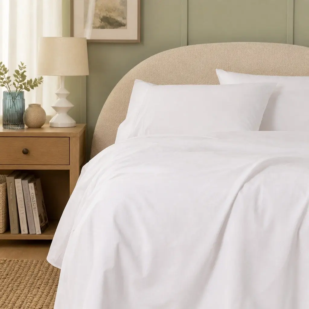King Cotton Sheet Set Vintage Washed Pure Cotton Bedding Soft Breathable