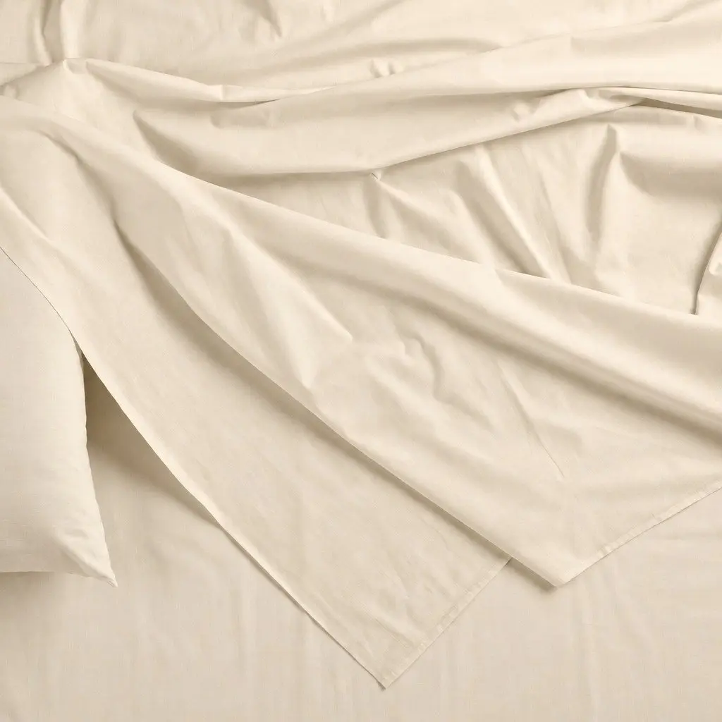 King Bamboo Blend Sheet Set 1000TC Flat Fitted Pillowcases Bedroom Bedding