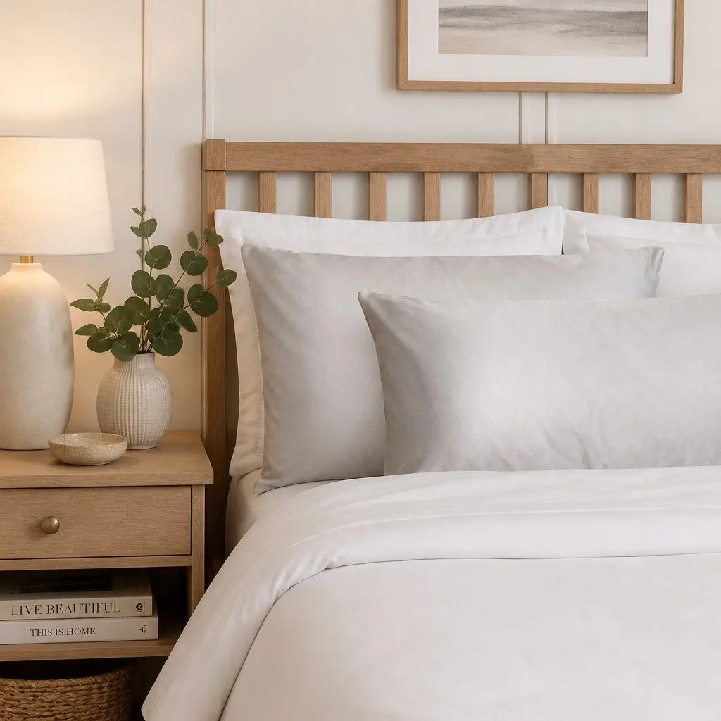 Mulberry Silk Pillowcase Silver 51x76cm Hypoallergenic Non-slip Luxury Twin Pack