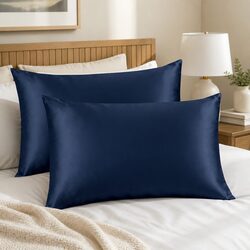 Choose Comfortable Navy Mulberry Silk Pillowcases