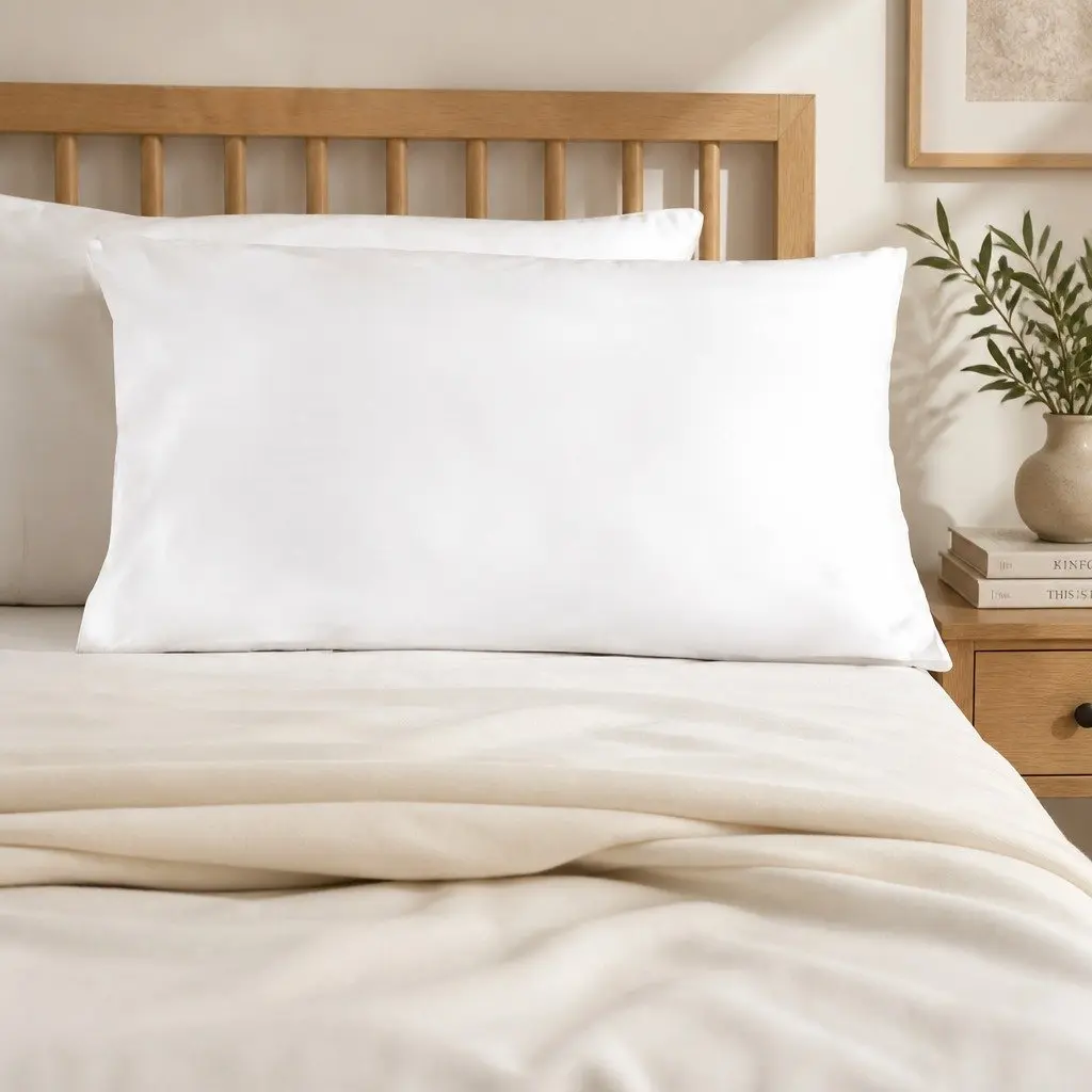 Hotel Pillow Signature Gusseted Design Head Neck Support Cotton Cover