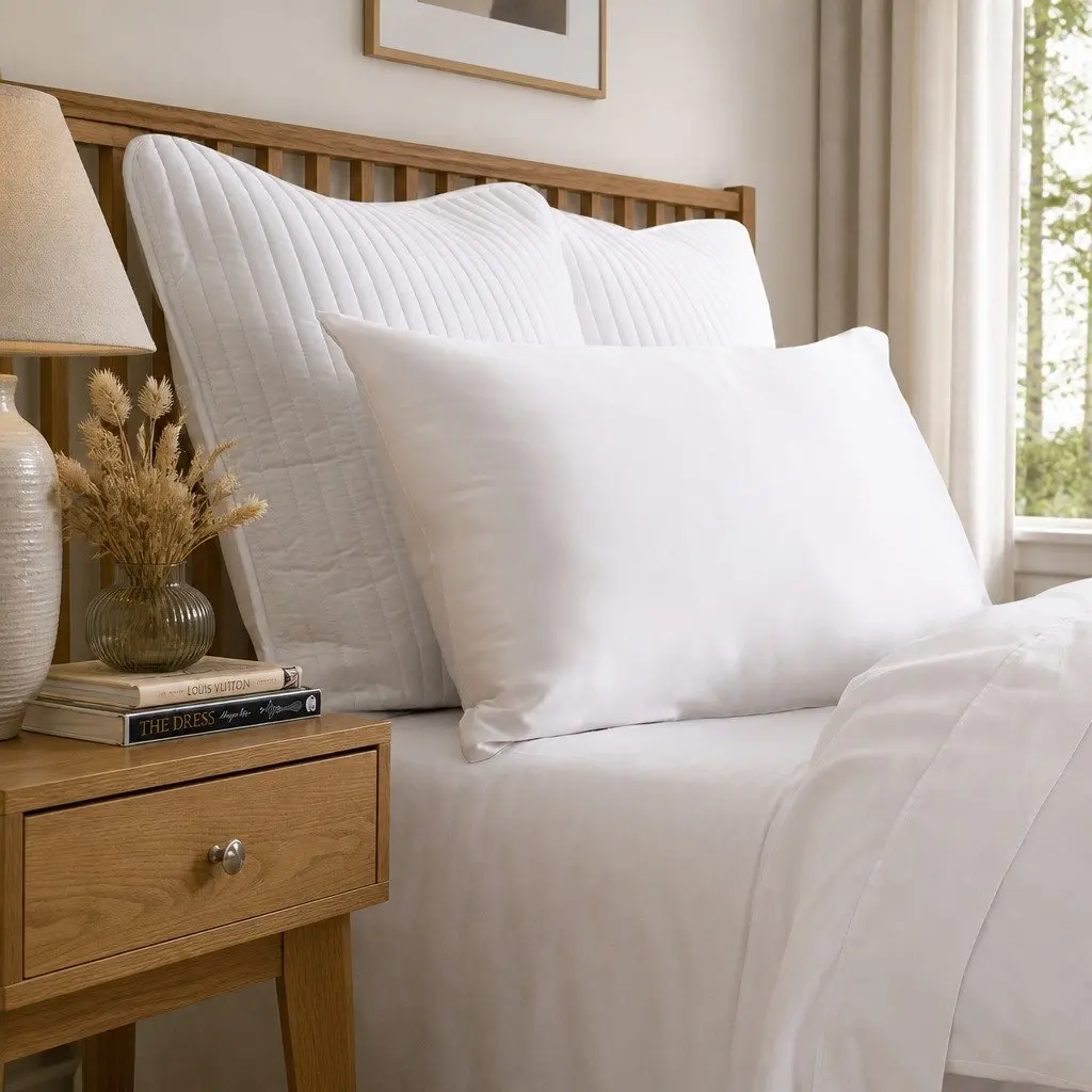 Silk Pillowcase Mulberry 51cm x 76cm Dual-Sided Hypoallergenic Temperature-Regulating
