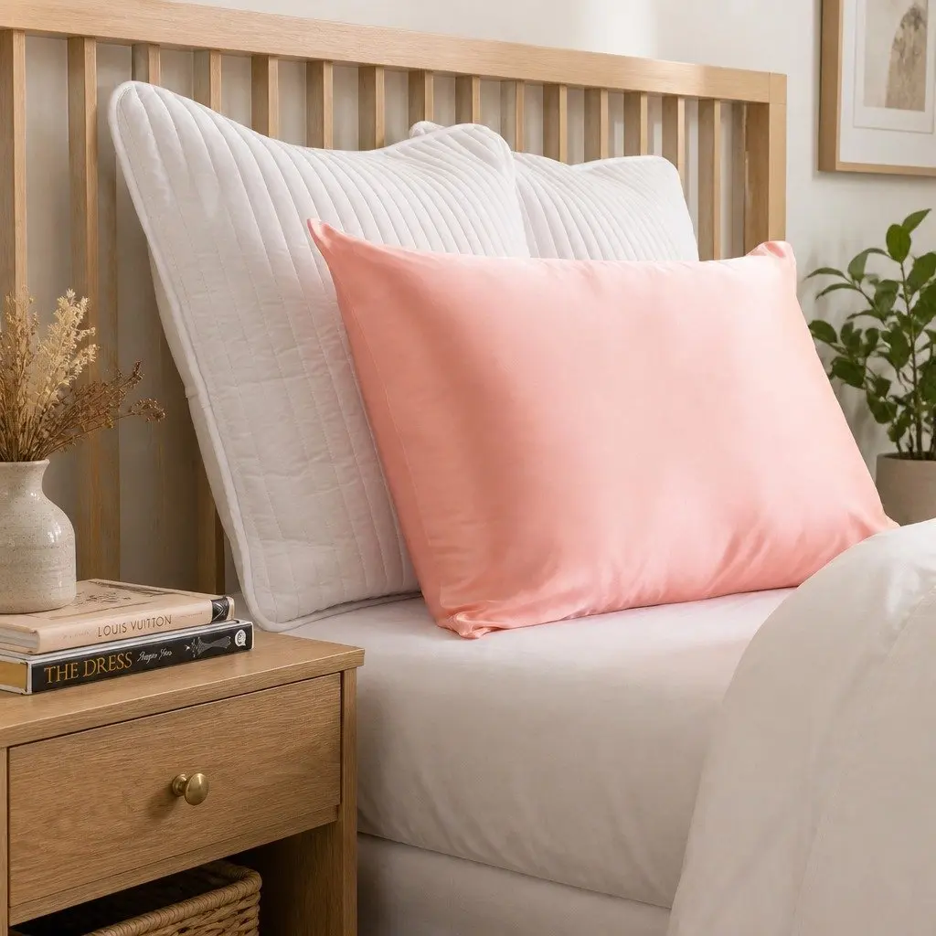 Silk Pillowcase Mulberry Dual-sided Hypoallergenic Breathable 51cm x 76cm