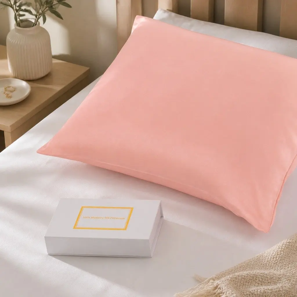 Silk Pillowcase Mulberry Dual-sided Hypoallergenic Breathable 51cm x 76cm