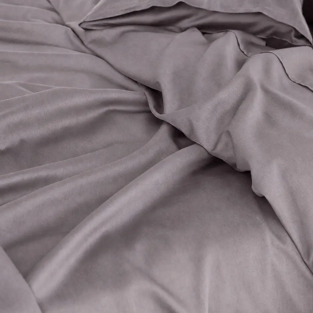 King Bamboo Cotton Sheet Set 1000TC Flat Fitted Pillowcases Bedding