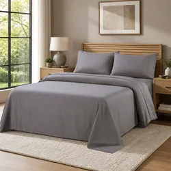 King Size Satin Weave Sheet Set – 1200TC 4 Pieces