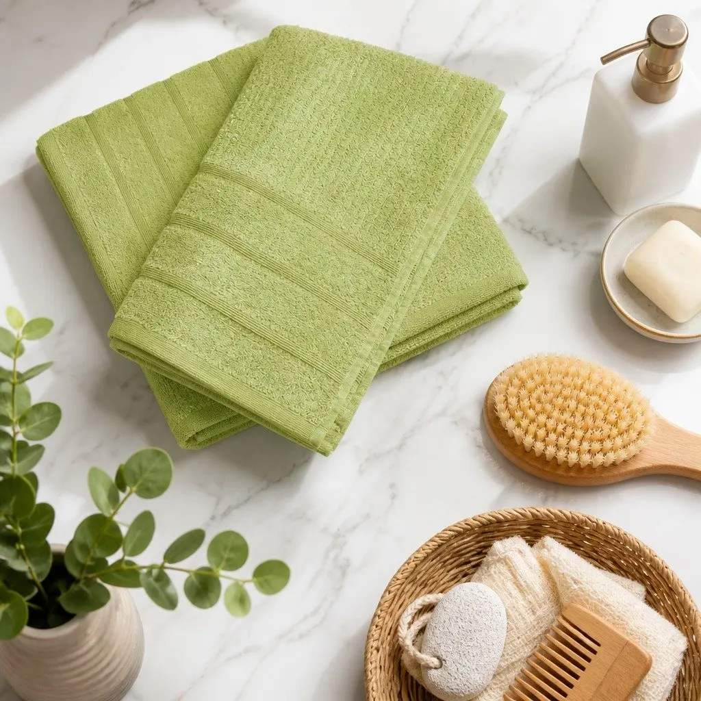 Egyptian Cotton 600 GSM 8 Piece Towel Set Bath Hand Face Towels Bath Mat